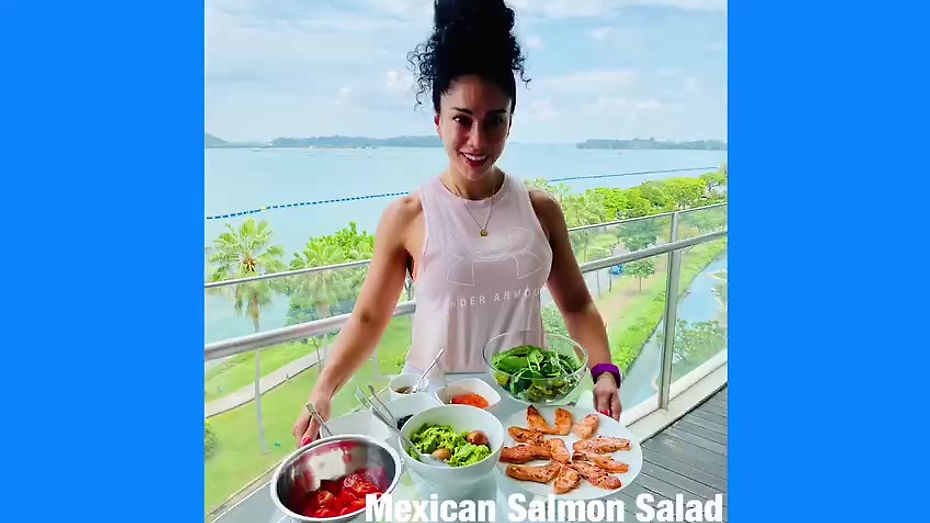 Mexican Salmon Salad: SMF Nutrition x FISK